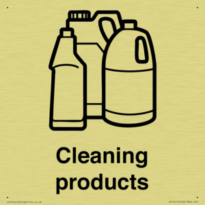 Dementia Cleaning products sign